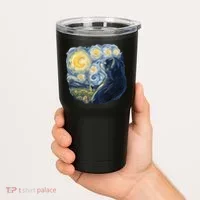 Van Gogh Cat Tumbler thumb 2