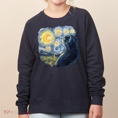 Van Gogh Cat Women's Sweatshirt