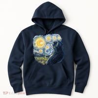 Van Gogh Cat Hoodie thumb 0