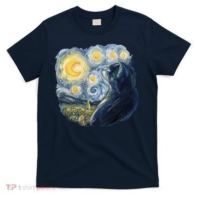 Van Gogh Cat T-Shirt