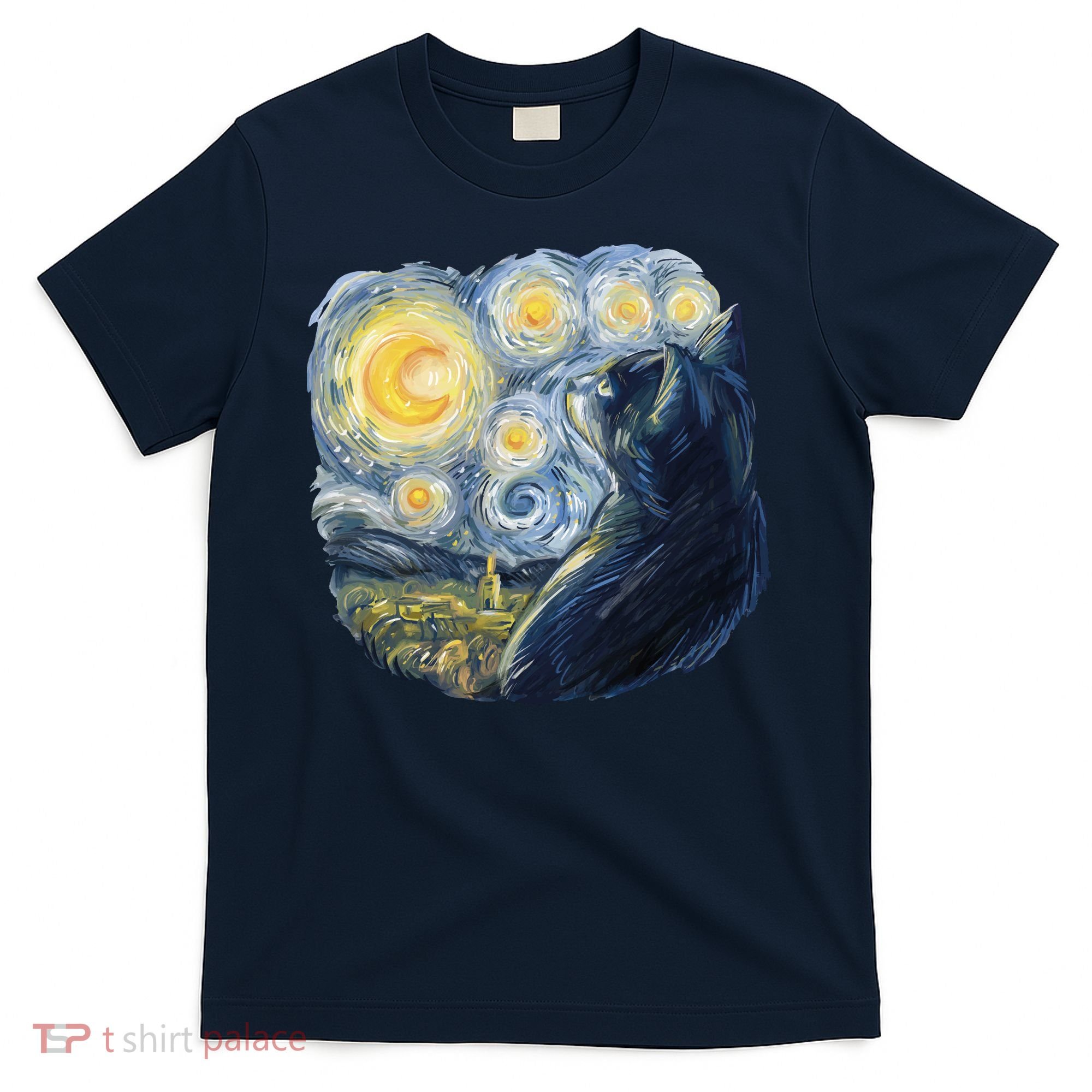 Van Gogh Cat T-Shirt