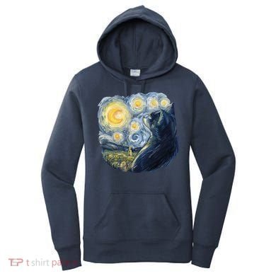 Van Gogh Cat Women's Hoodie