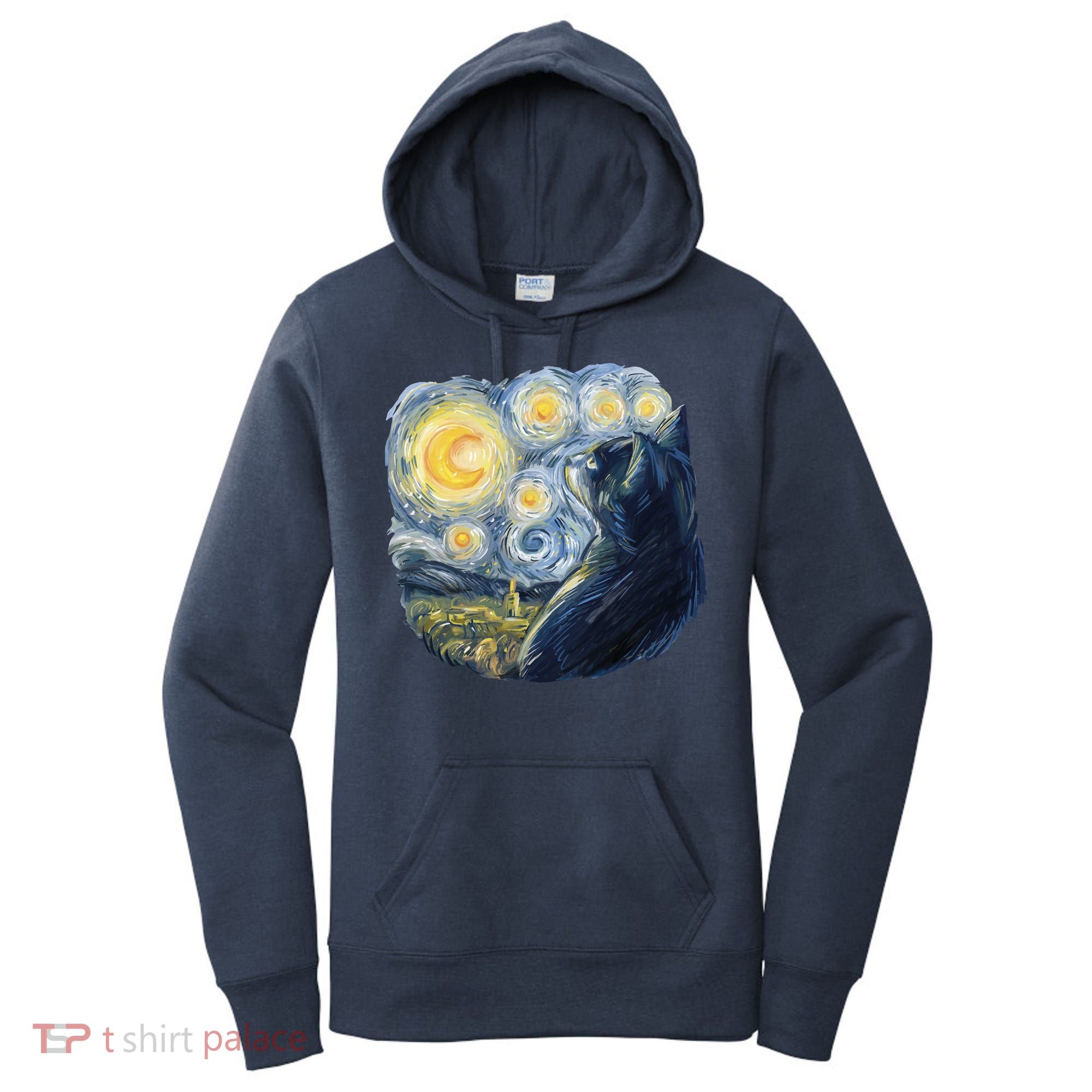 Van Gogh Cat Women's Hoodie