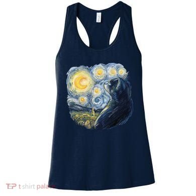 Van Gogh Cat Women's Tank Top
