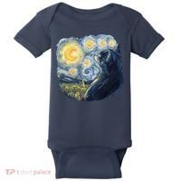 Van Gogh Cat Baby Bodysuit thumb 0