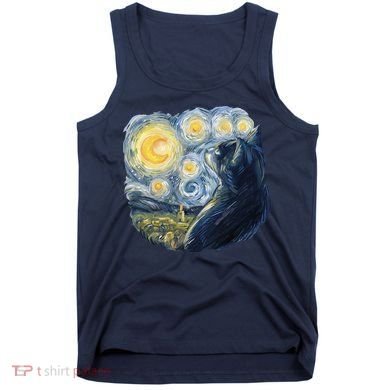 Van Gogh Cat Tank Top