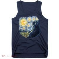Van Gogh Cat Tank Top thumb 0