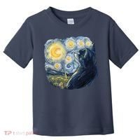 Van Gogh Cat Toddler T-Shirt thumb 0