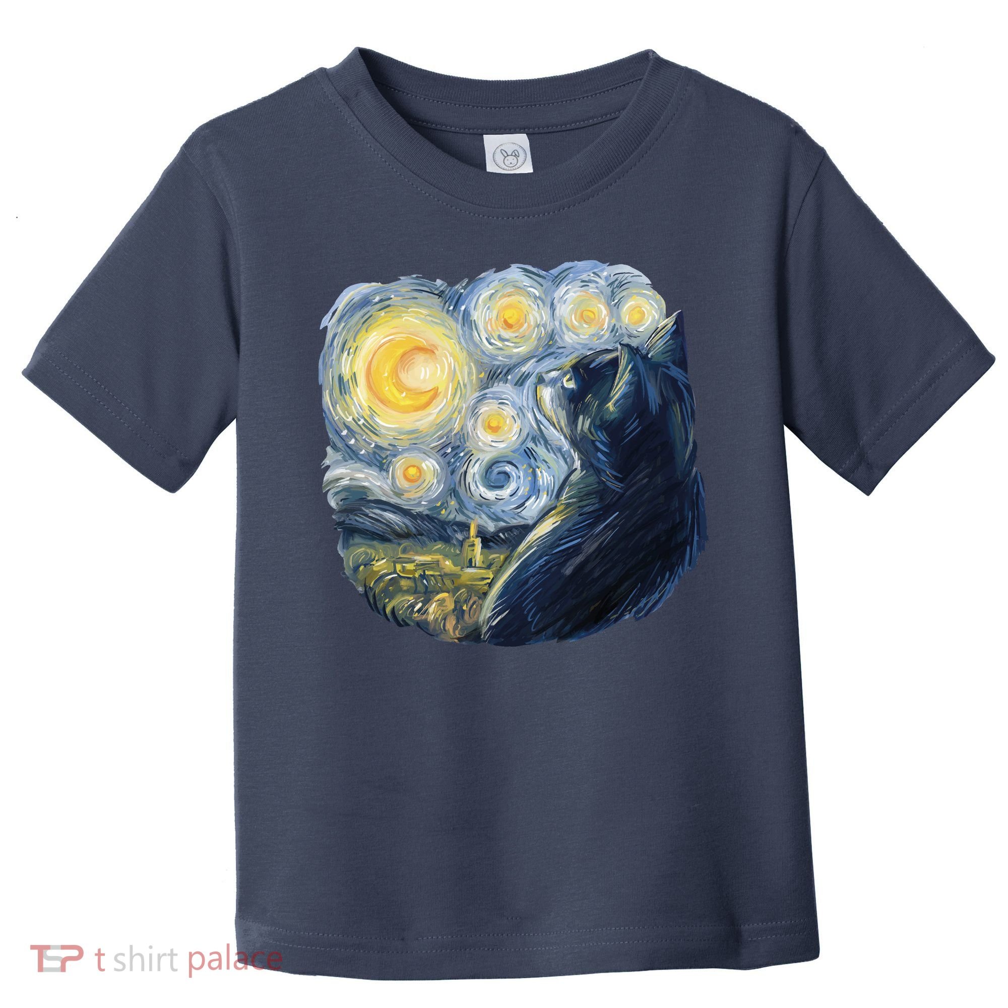 Van Gogh Cat Toddler T-Shirt