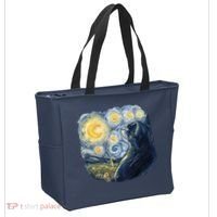 Van Gogh Cat Tote Bag thumb 2