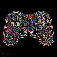 Video Game Controller Make Your Mark International Dot Day Coaster thumb 2