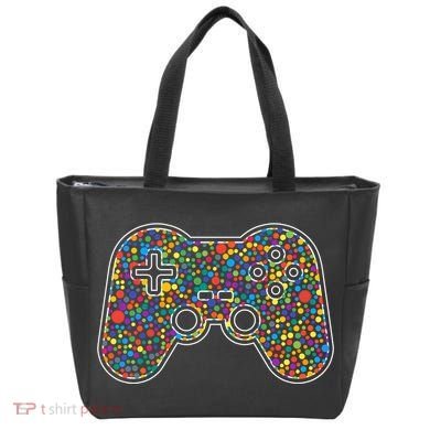 Video Game Controller Make Your Mark International Dot Day Tote Bag