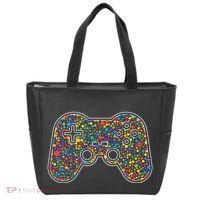 Video Game Controller Make Your Mark International Dot Day Tote Bag thumb 0