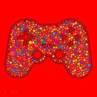 Video Game Controller Make Your Mark International Dot Day Santa Hat thumb 1