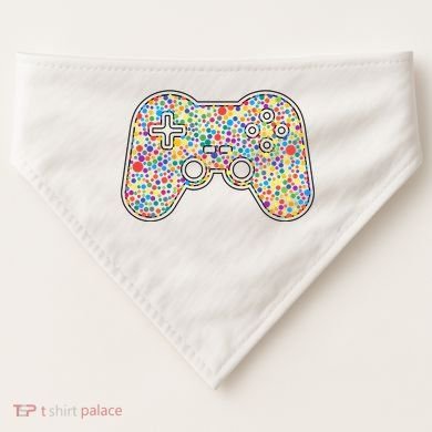 Video Game Controller Make Your Mark International Dot Day USA-Made Doggie Bandana
