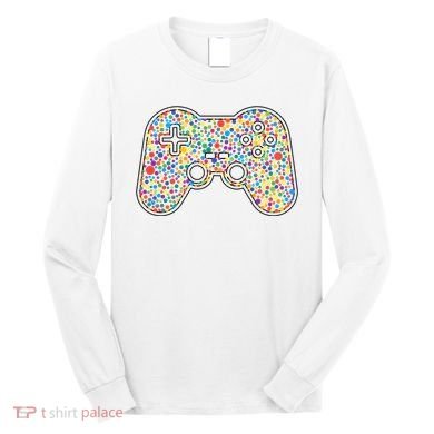Video Game Controller Make Your Mark International Dot Day Long Sleeve Shirt