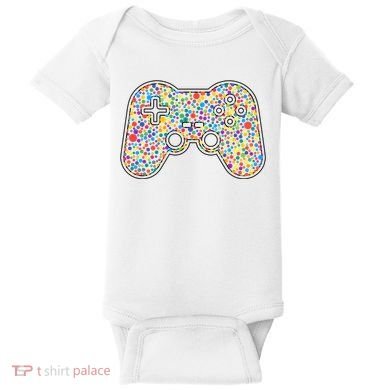 Video Game Controller Make Your Mark International Dot Day Baby Bodysuit