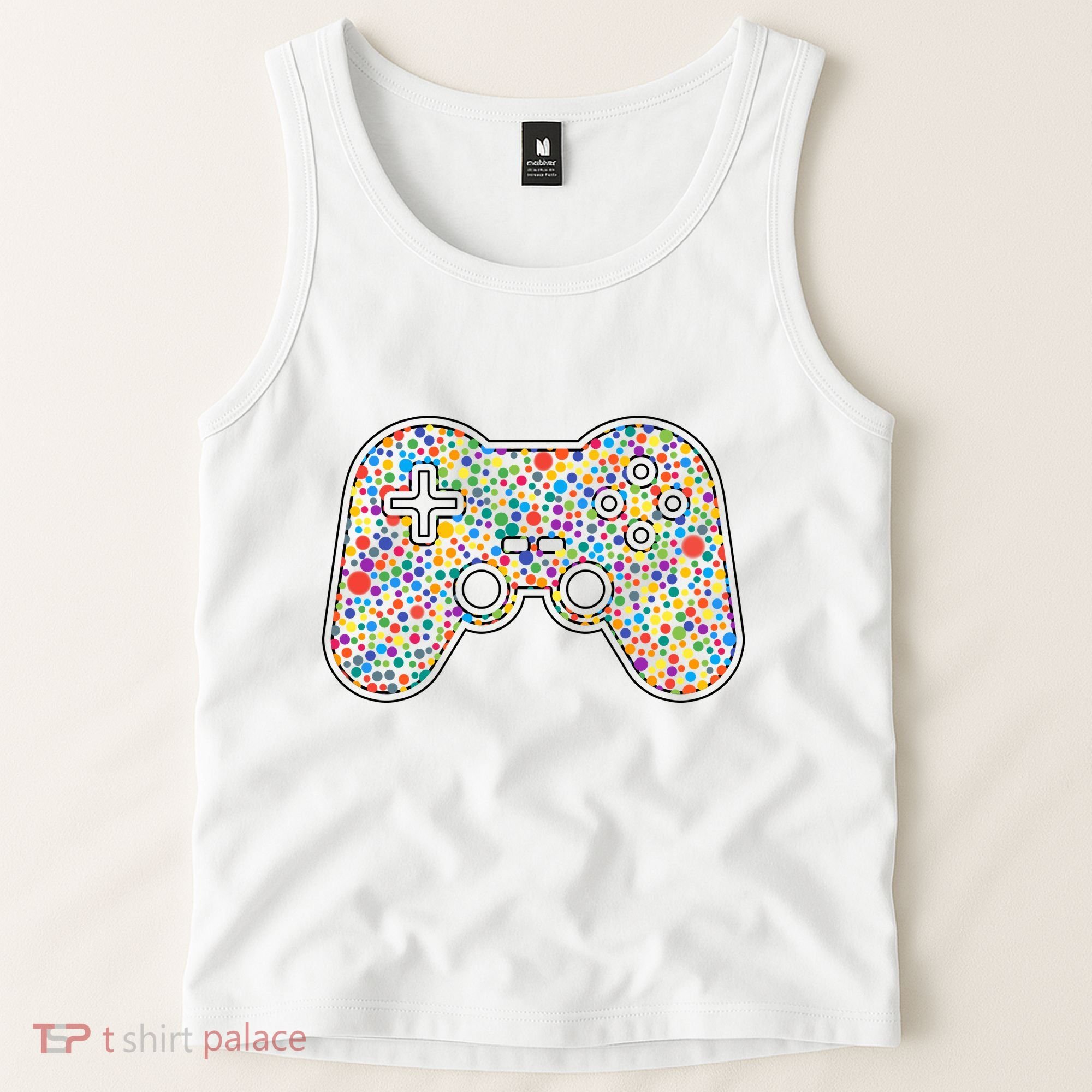 Video Game Controller Make Your Mark International Dot Day Tank Top