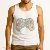 Video Game Controller Make Your Mark International Dot Day Tank Top thumb 3