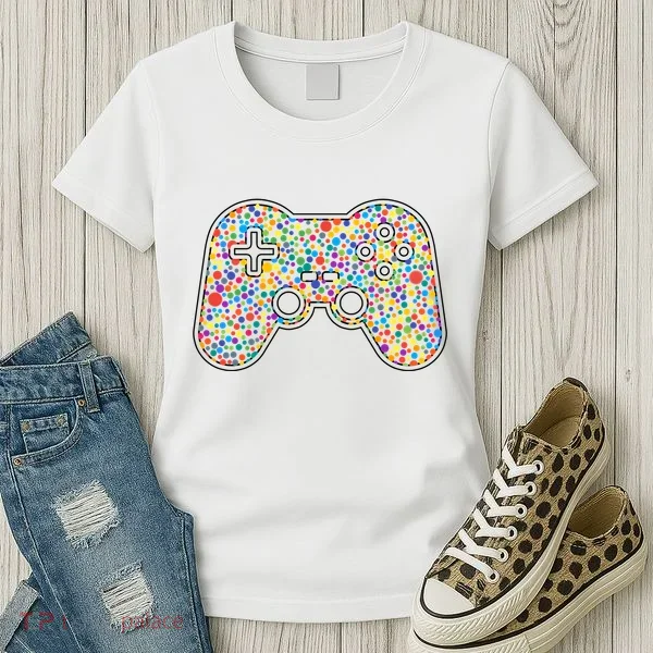 Video Game Controller Make Your Mark International Dot Day Women's T-Shirt