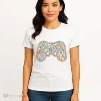Video Game Controller Make Your Mark International Dot Day Women's T-Shirt thumb 4