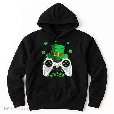 Video Game Controller Irish Gamer St Patricks Day Hoodie