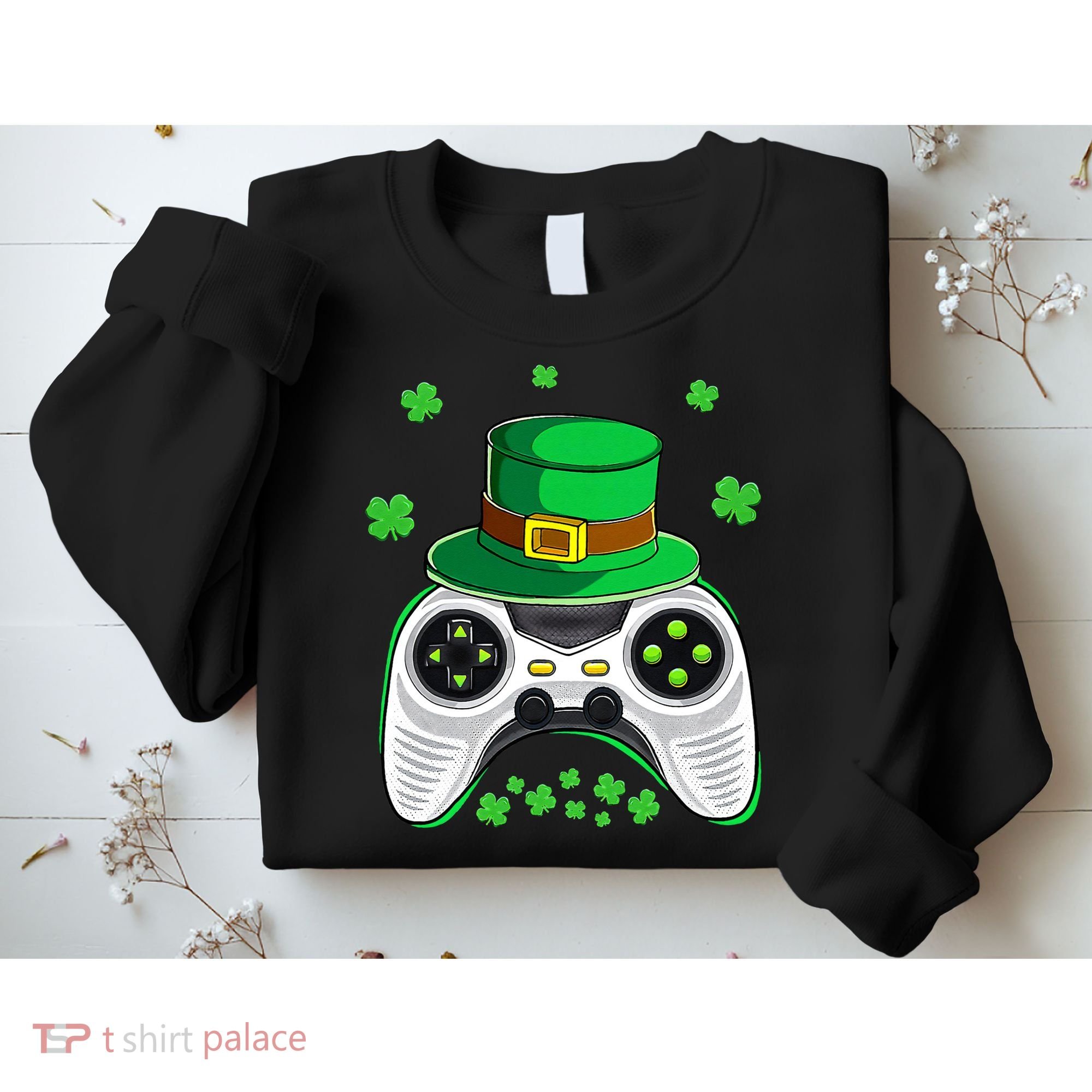 Video Game Controller Irish Gamer St Patricks Day Sweatshirt
