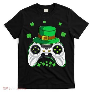 Video Game Controller Irish Gamer St Patricks Day T-Shirt
