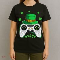 Video Game Controller Irish Gamer St Patricks Day T-Shirt thumb 4