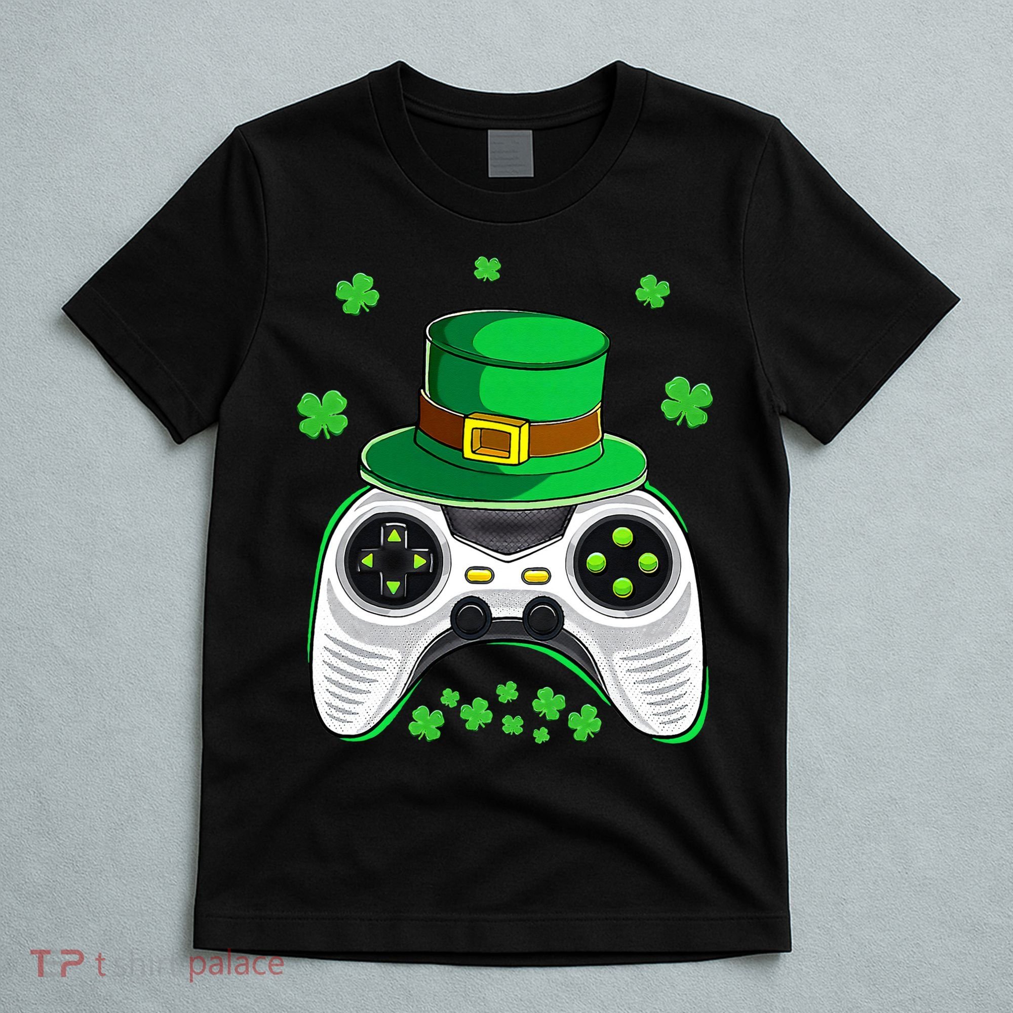 Video Game Controller Irish Gamer St Patricks Day T-Shirt