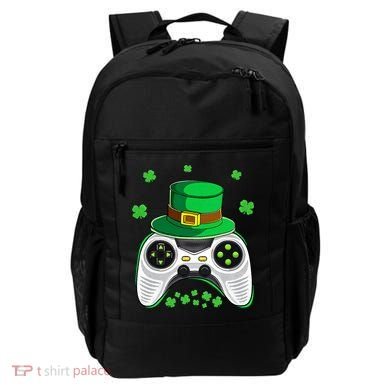 Video Game Controller Irish Gamer St Patricks Day Backpack