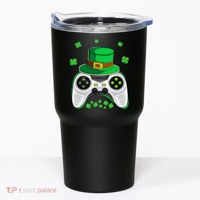 Video Game Controller Irish Gamer St Patricks Day Tumbler