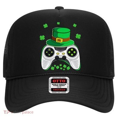 Video Game Controller Irish Gamer St Patricks Day Hat