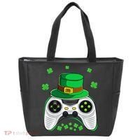 Video Game Controller Irish Gamer St Patricks Day Tote Bag thumb 0