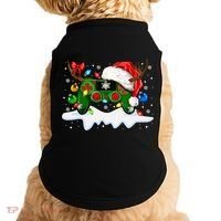 Video Game Controller Christmas Santa Hat Gamer Doggie Tank thumb 0