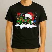 Video Game Controller Christmas Santa Hat Gamer T-Shirt thumb 3