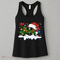 Video Game Controller Christmas Santa Hat Gamer Women's Tank Top thumb 3