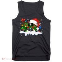 Video Game Controller Christmas Santa Hat Gamer Tank Top thumb 0
