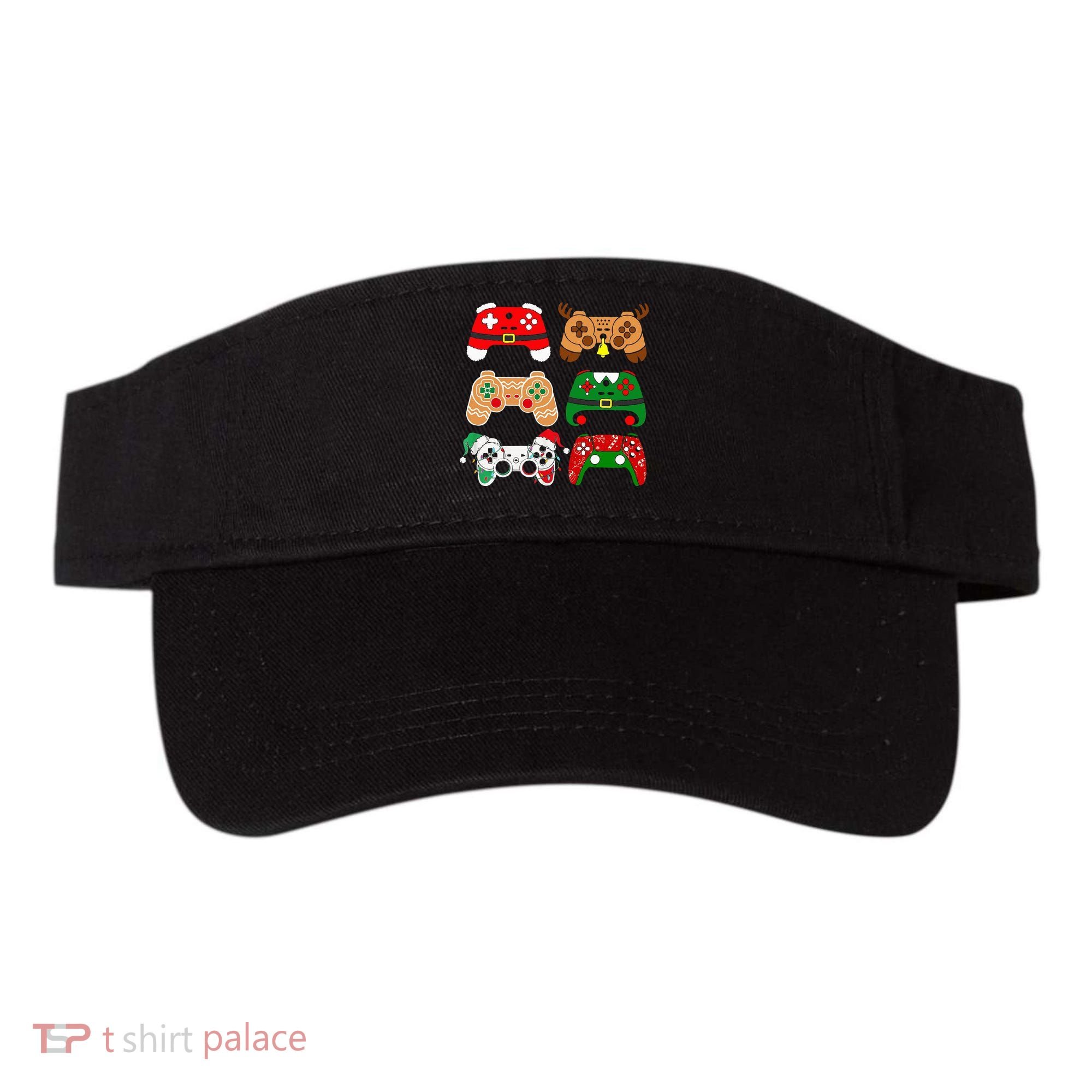Video Game Controller Christmas Santa Hat Gamer Visor