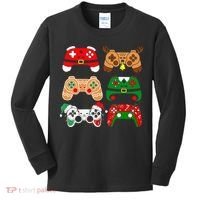 Video Game Controller Christmas Santa Hat Gamer Kids Long Sleeve Shirt thumb 0