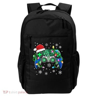 Video Game Controller Christmas Santa Hat Gamer Backpack