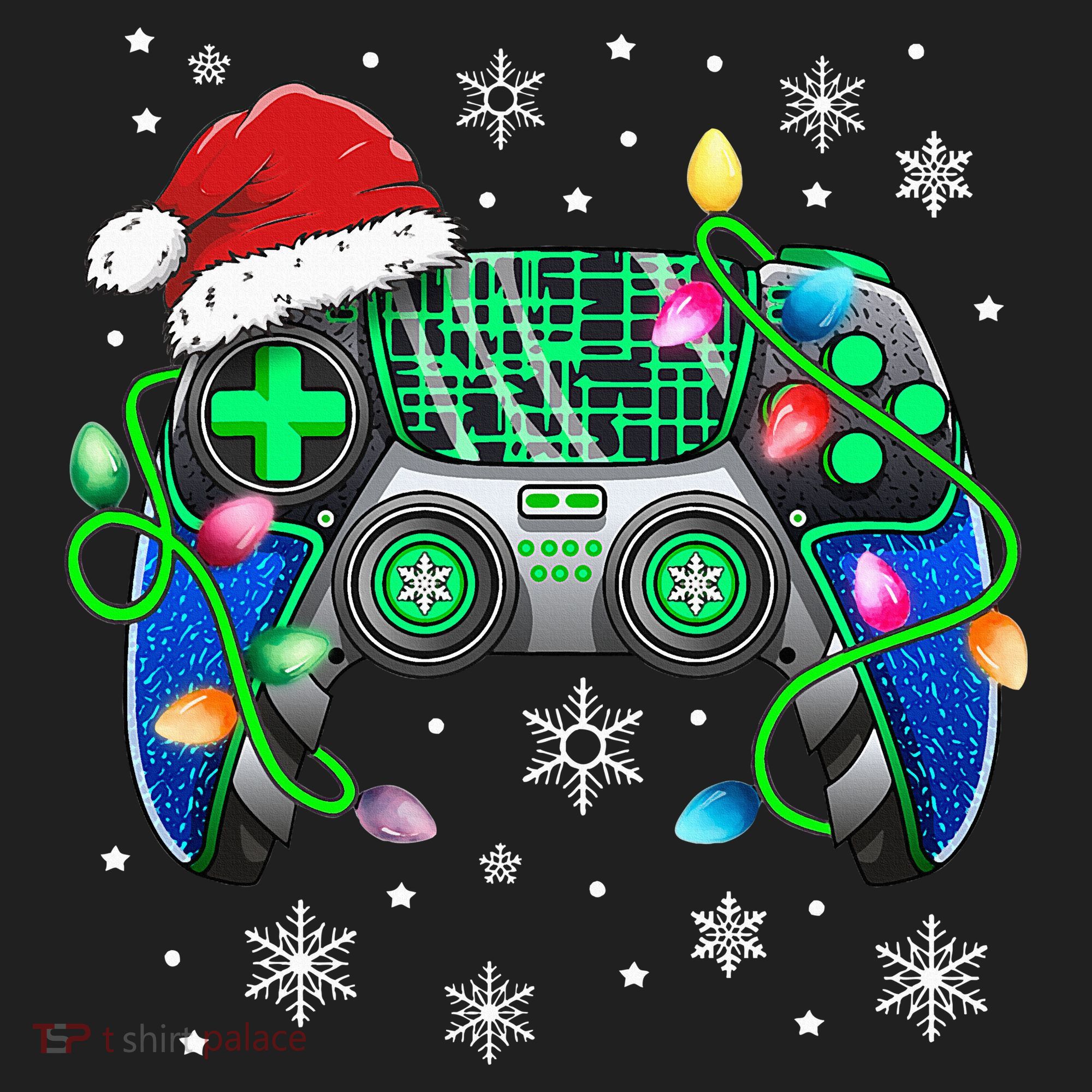 Video Game Controller Christmas Santa Hat Gamer Beanie