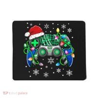 Video Game Controller Christmas Santa Hat Gamer Mousepad thumb 0