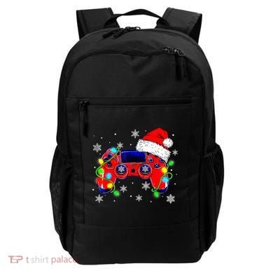 Video Game Controller Christmas Santa Hat Gamer Cute Gift Backpack