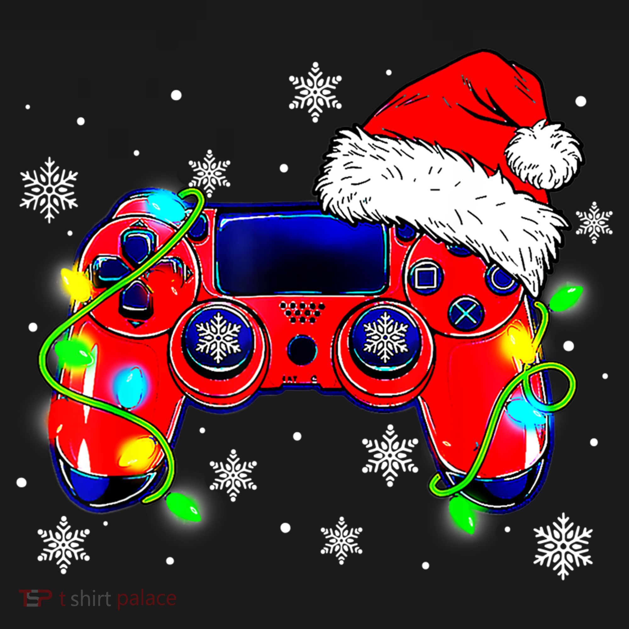 Video Game Controller Christmas Santa Hat Gamer Cute Gift Backpack