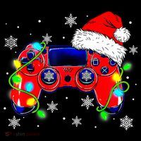 Video Game Controller Christmas Santa Hat Gamer Cute Gift Coffee Mug thumb 5