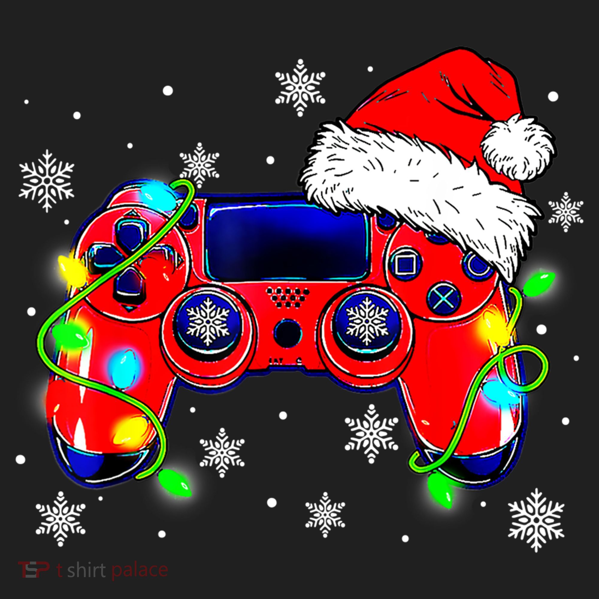 Video Game Controller Christmas Santa Hat Gamer Cute Gift Beanie
