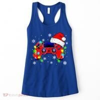 Video Game Controller Christmas Santa Hat Gamer Cute Gift Women's Tank Top thumb 0