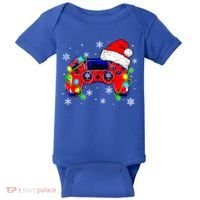 Video Game Controller Christmas Santa Hat Gamer Cute Gift Baby Bodysuit thumb 0