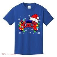 Video Game Controller Christmas Santa Hat Gamer Cute Gift Kids T-Shirt thumb 0